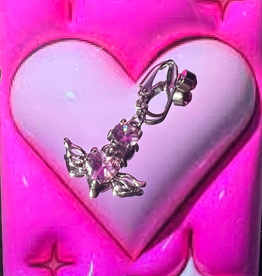 Pink Heart FAKE ombligo